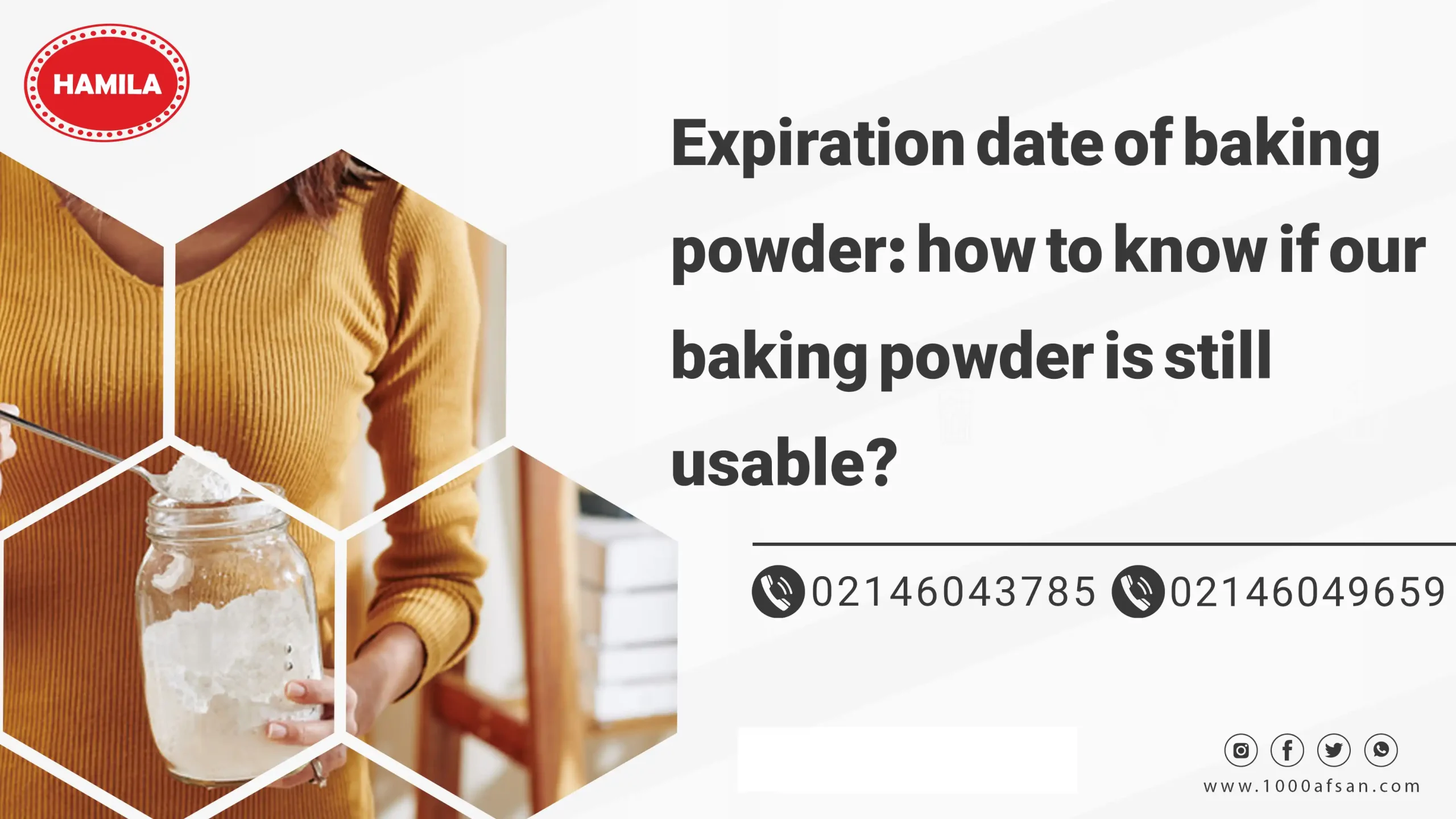 Expiration date of baking powder: how to know if our baking powder is still usable?